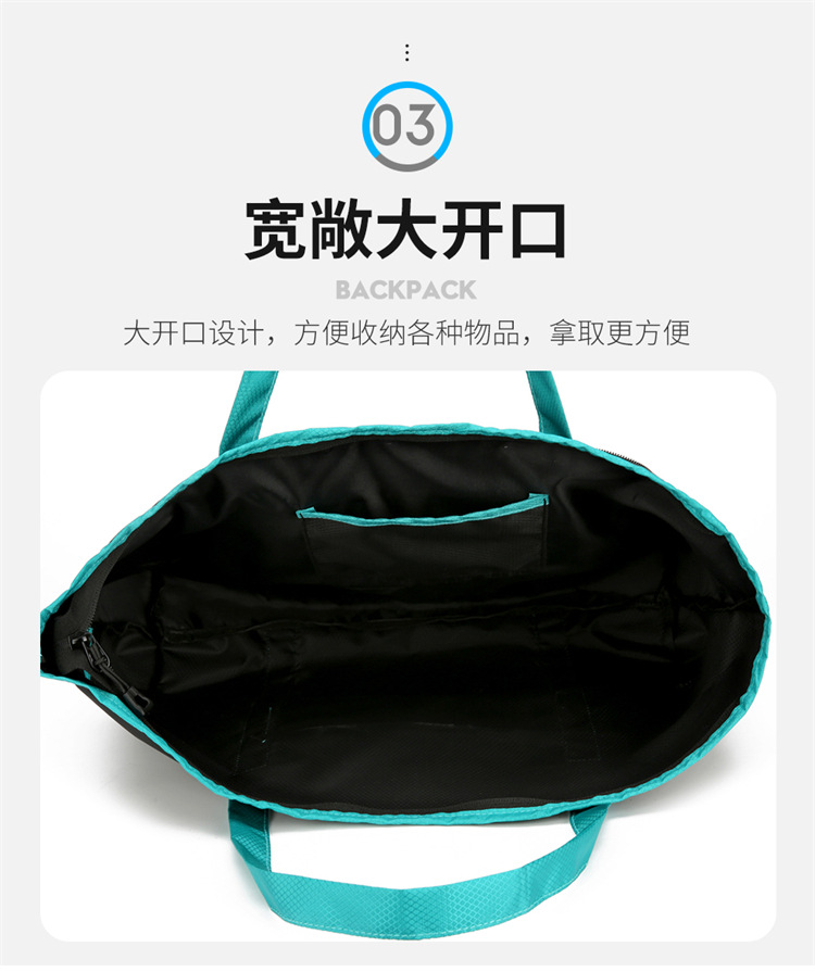 Yitu Warner Heim storage Bag, large-capacity hand-held outdoor picnic bag, cross-border single-shoulder travel bag, fitness bag, luggage bag pic 8