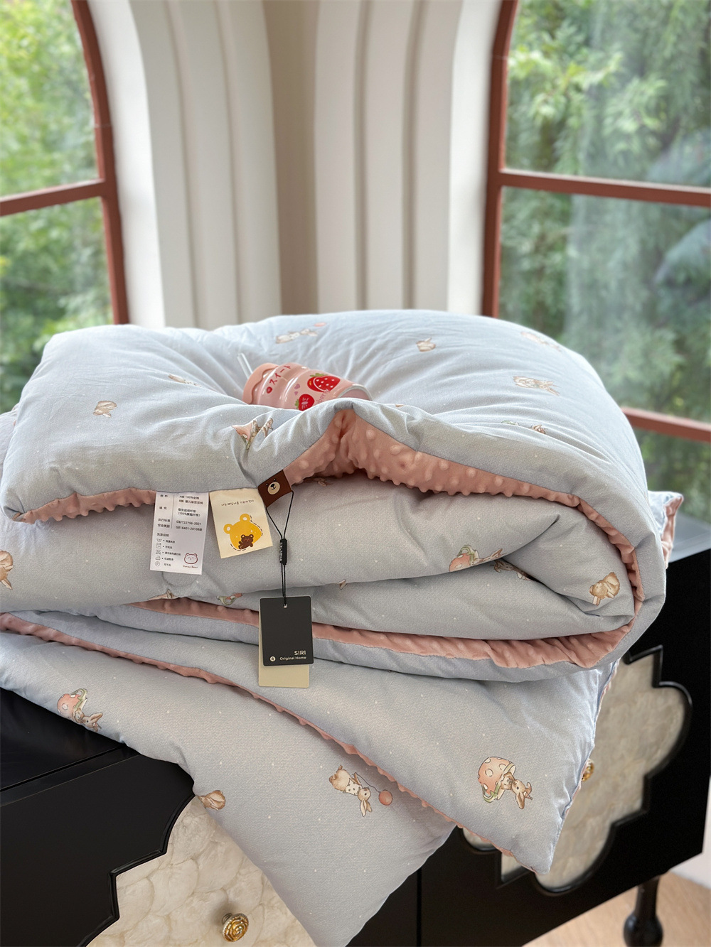 13372 All-cotton cartoon small floral print spring and autumn quilt soothing, bean quilt warm and fleece winter quilt core pic 52