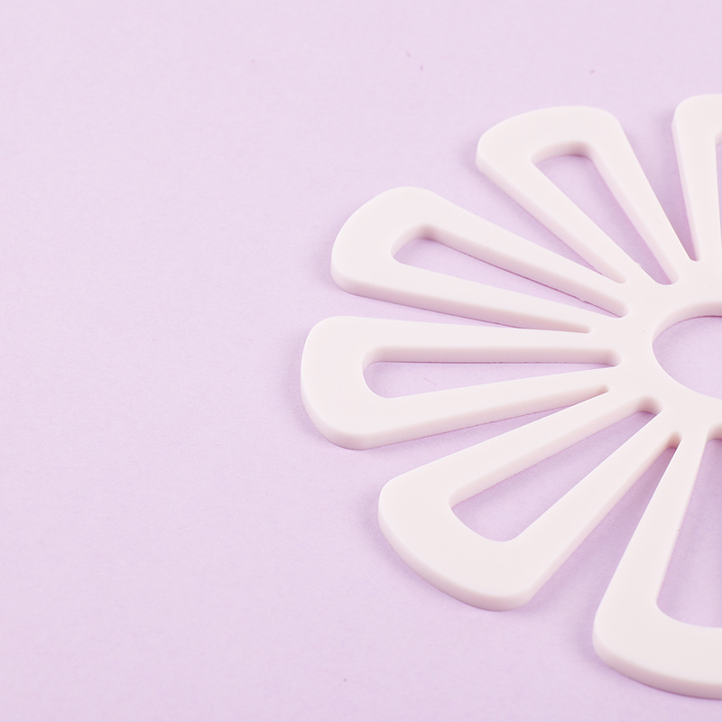 花朵隔热垫创意硅胶防烫垫家用防滑碗盘垫防热碟子垫菜垫锅垫详情17