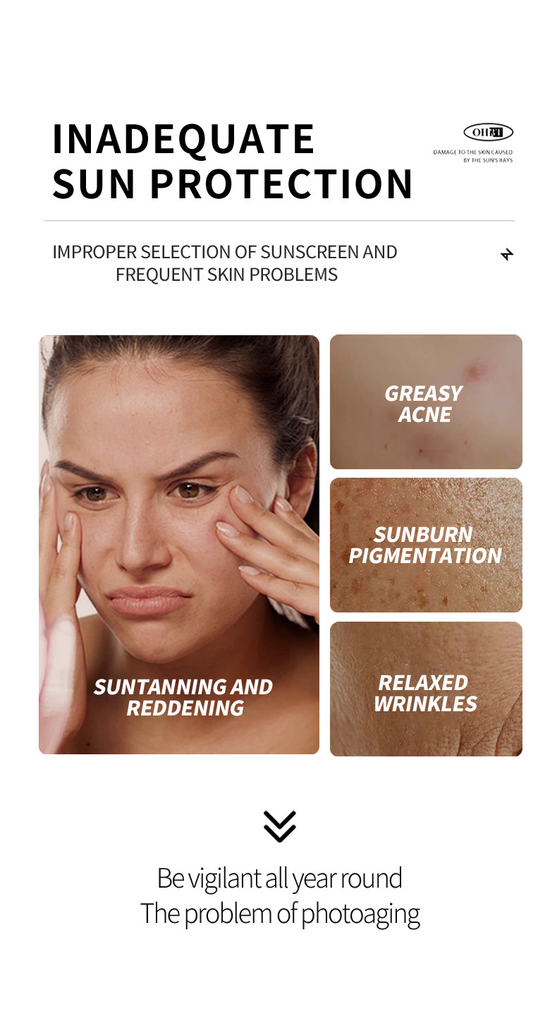 【跨境专供】FORMBO防护乳保湿清爽防水防汗防紫外线防护乳批发详情3