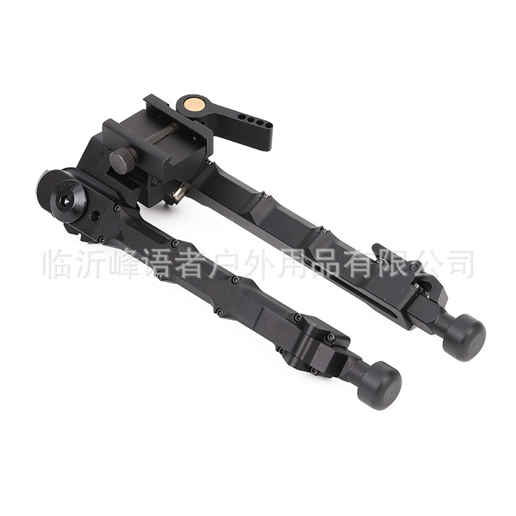 跨境黑色伸缩V9连体Bipod V9脚架黑色铝合金材质M-LOK V9竹节脚架详情14