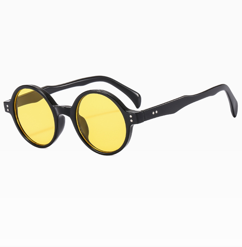欧美新款圆形小框太阳镜男女网红明星同款时尚街拍墨镜眼镜架批发详情24