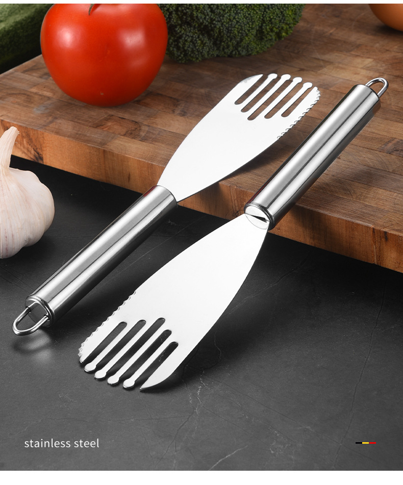 不锈钢烘焙铲多用途芝士料理铲蔬菜切刀铲搅拌捞面铲煎饼铲子详情12