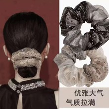 彩虹编织儿童头绳发圈扎头发可爱卡通公仔皮筋diy发饰皮套女批发详情23