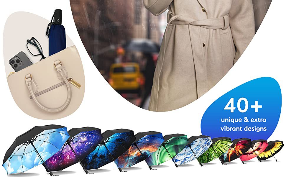 双层透气折叠伞全自动一键开收防风三折伞跨境热销单品2024爆款伞详情9