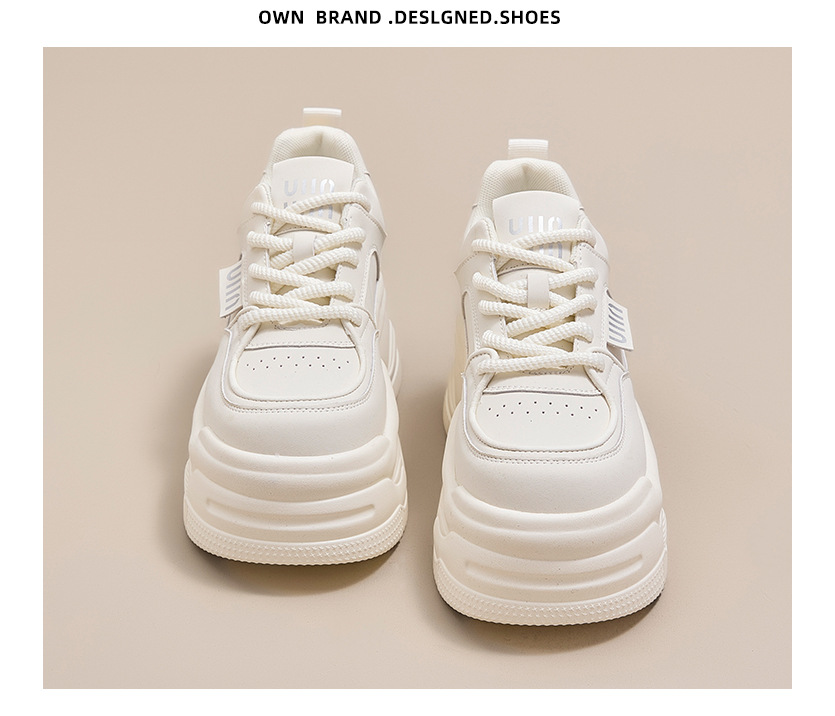 女式休闲单鞋7CM厚底增高小白鞋子女鞋百搭小个子运动休闲板鞋详情16