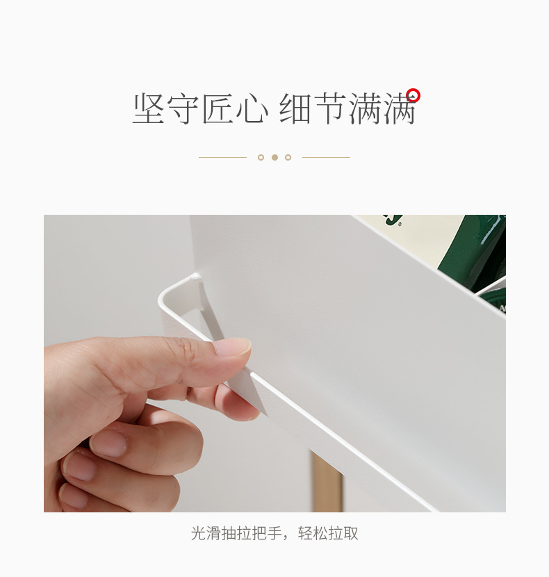 桌面咖啡机小家电带抽屉收纳架高档吧台置物架餐边柜烧水壶摆放台详情9