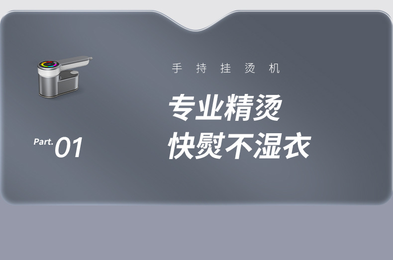 跨境无线手持式挂烫机熨衣机大功率蒸汽家用便携式熨斗旅行电熨斗详情4