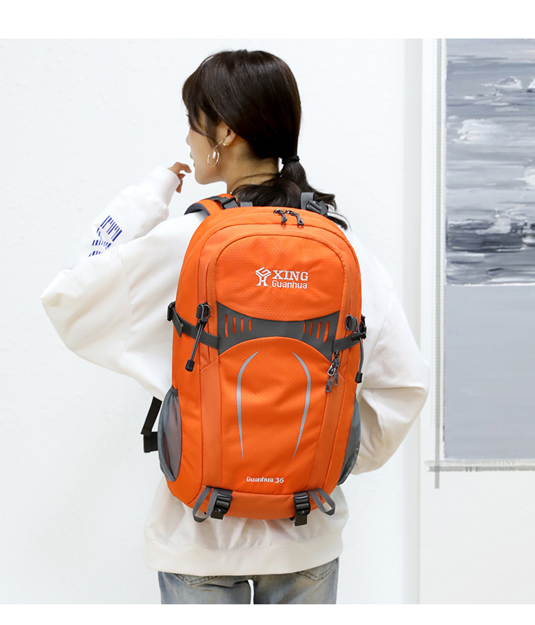 户外大容量登山包耐磨旅行包干湿分离隔层徒步男双肩包气垫背带详情24