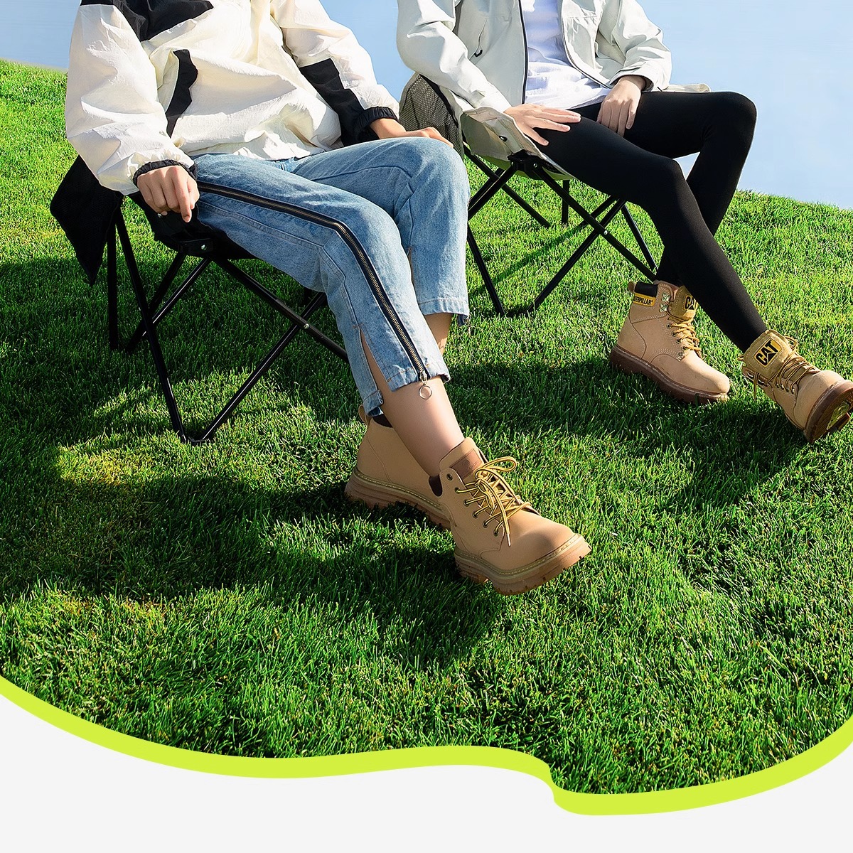 户外折叠椅子月亮椅户外用品大全露营桌椅套装钓鱼折叠椅有靠背详情2