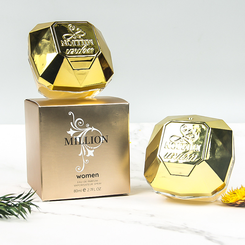 跨境黄金百万钻石女士香水80ml金钻淡香水持久花果香调女士香水详情17