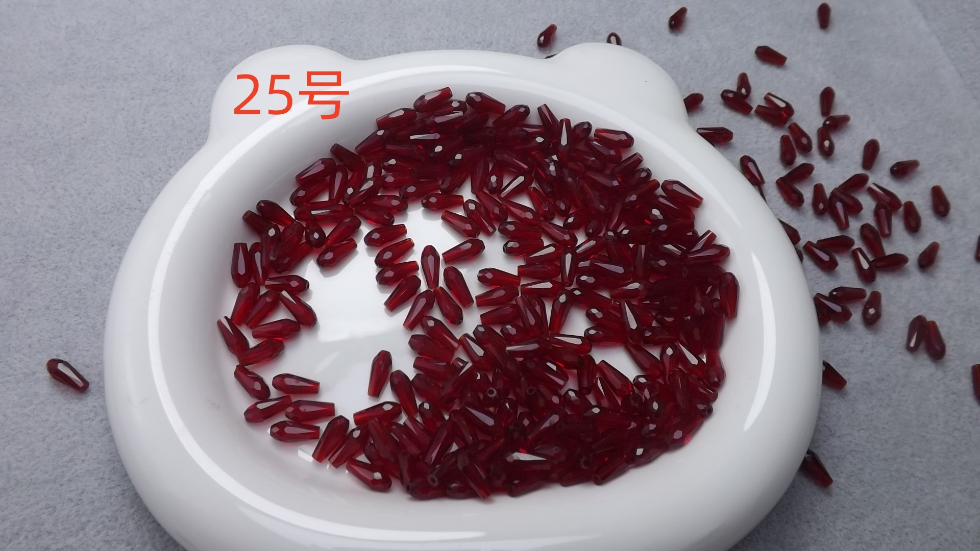 4mm*9mm长水滴人鱼泪晶晶diy水晶饰品配件玻璃珠子长水滴晶晶配件详情17