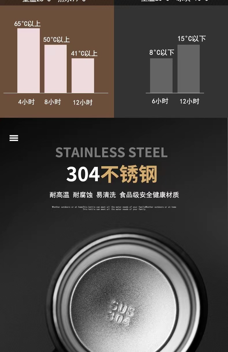 304不锈钢保温杯商务男士办公杯大容量茶水分离泡茶杯带手柄杯子详情6