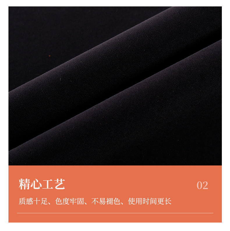 绒布自粘不干胶植绒布礼盒首饰盒内衬背胶加密长毛绒单面绒面料详情11