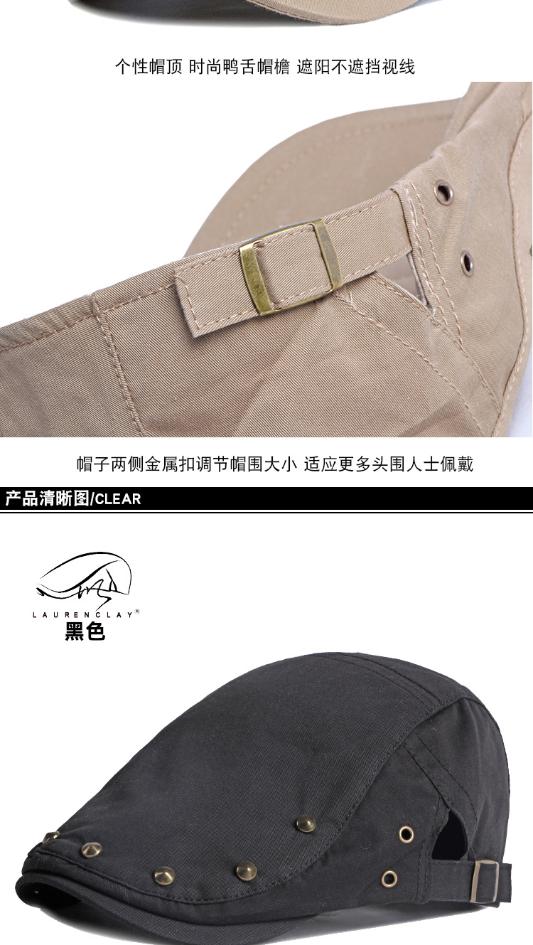 In spring and summer, men wear rivet caps, hip-hop berets, and women wear thin, upside-down, casual, and forward-looking hats. This is a trend among young people pic 31