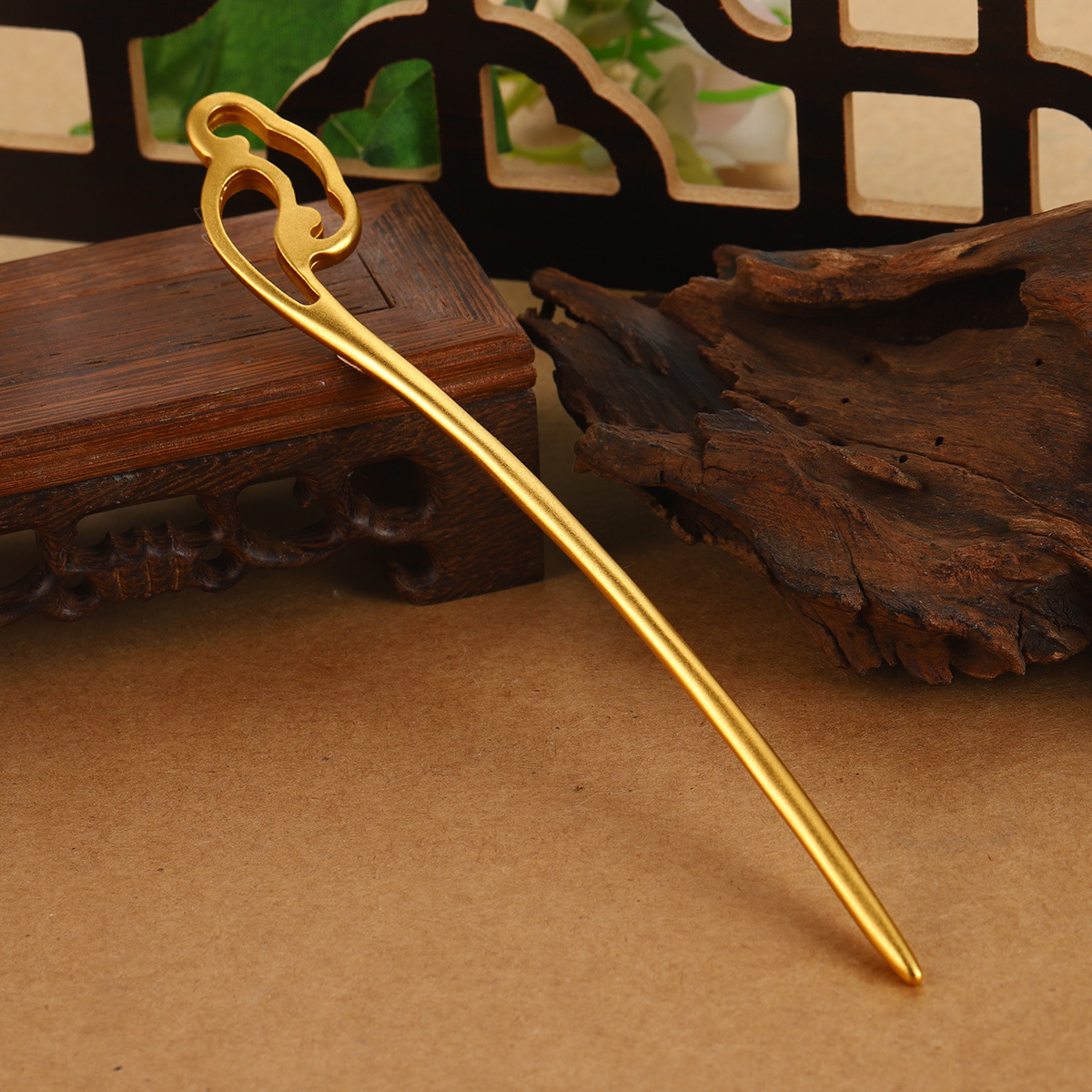 New Chinese-style hollowed-out flower and auspicious cloud hairpins, retro headwear accessories, Hanfu and cheongsam versatile hairpins, courtly ancient style ladies pic 45