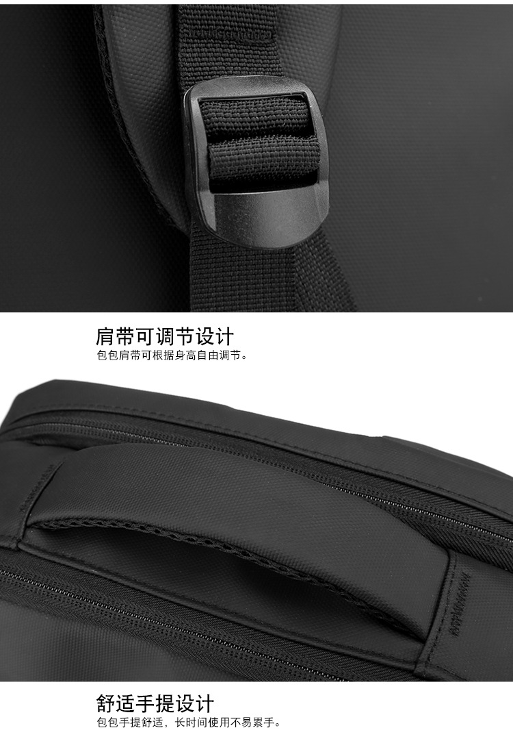 跨境男士背包大容量双肩包背包男电脑背包上班商务男士商务双肩包详情28