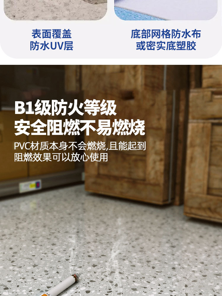 地板革水泥地直接铺家用商用耐磨自粘工程革pvc3米宽砖地专用加厚详情7