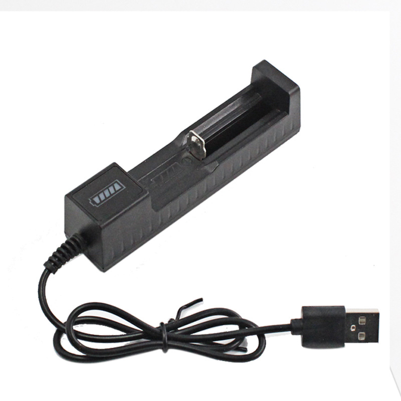 18650 lithium battery DC single-slot charger, 16340 battery charging dock, powerful flashlight accessory battery dock pic 66