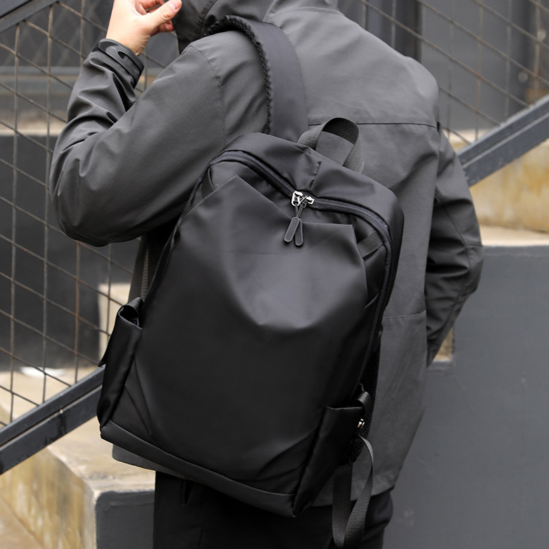 跨境双肩包男士商务休闲电脑包大容量户外旅行包学生书包印刷LOGO详情25