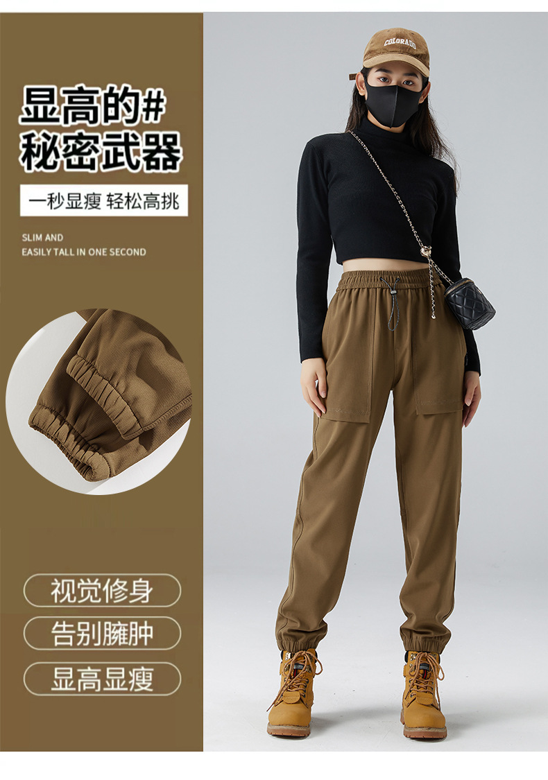 鸟家平替冲锋裤女户外春秋冬季运动休闲防风防水软壳加绒登山裤男详情16