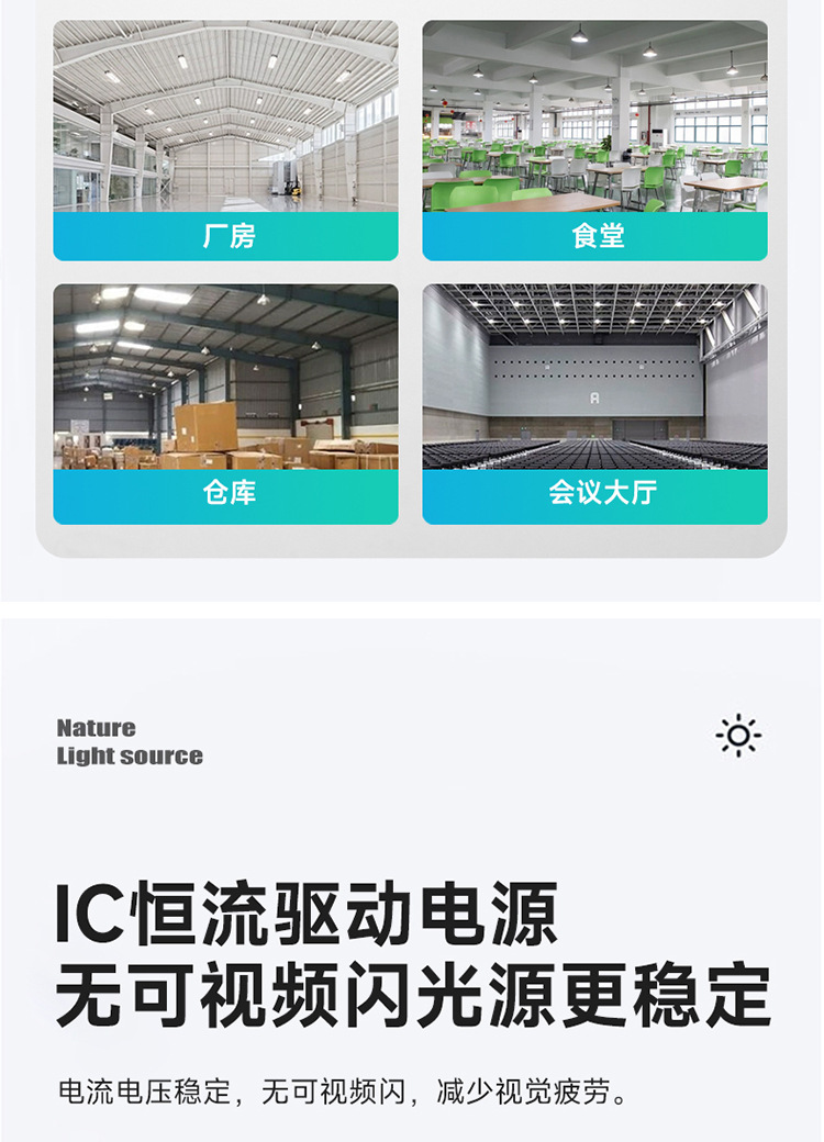 led bulb ultra-bright energy-saving lamp, Gao Fu Shuai E27 screw socket household energy-saving light bulb, high-power white light bulb pic 7