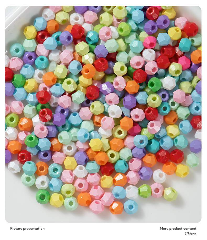 [A混锅]FGB千色玻璃米珠超优混珠花生/火磨异形珠diy饰品配件散珠详情2