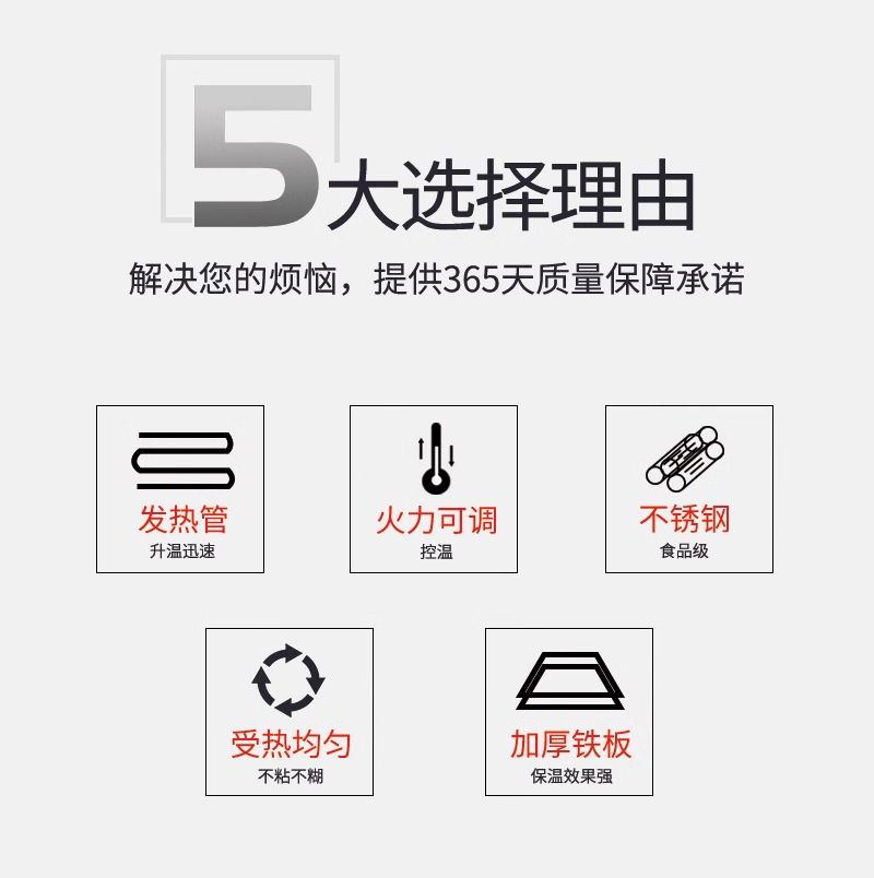 Kaiping Stainless Steel commercial grill machine, multi-functional electric, gas, semi-flat, semi-pit with cabinet base, iron plate grilling and roasting oven pic 5