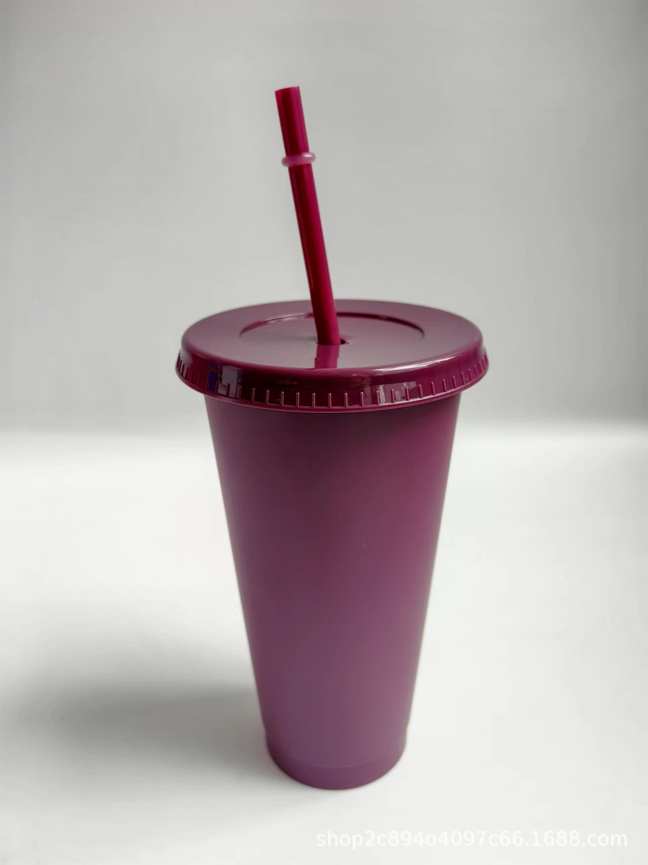 Source factory Amazon best-selling large-capacity PP milk tea cup, creative and fashionable coffee cup, portable plastic straw cup pic 8