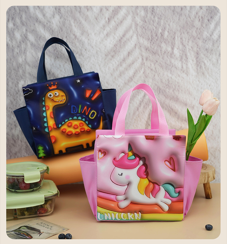 厂家直销学生饭盒袋牛津布午餐盒小学生饭盒袋儿童饭盒袋详情18