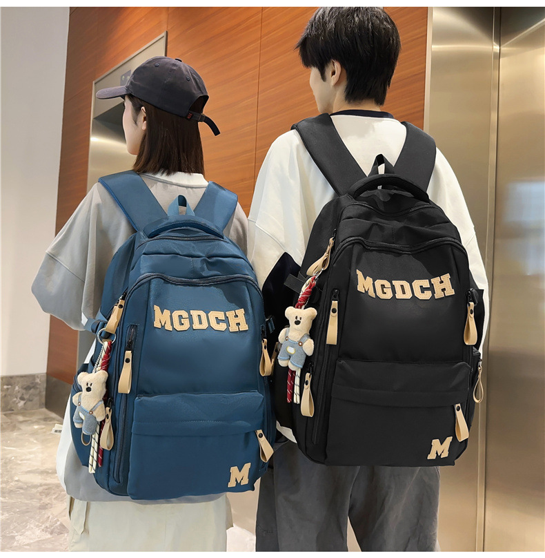 大容量多层书包初中生男女高中生双肩包减负护脊超轻便电脑背包详情23