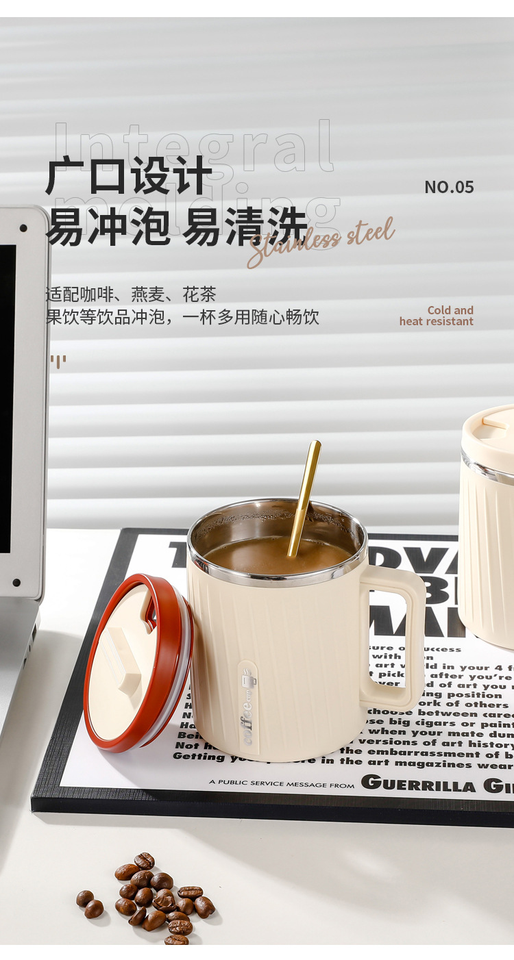 304不锈钢马克杯双层隔热通用水杯办公室礼品伴手礼泡茶杯咖啡杯详情12