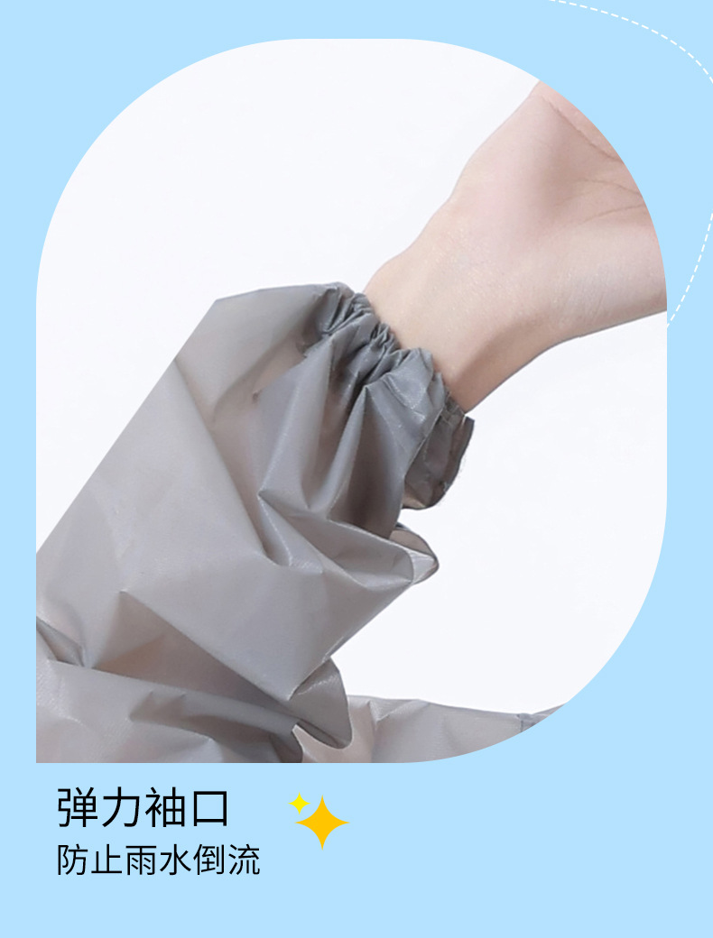 非一次性成人eva雨衣长款全身透明加厚防暴雨户外成人便携雨披详情10