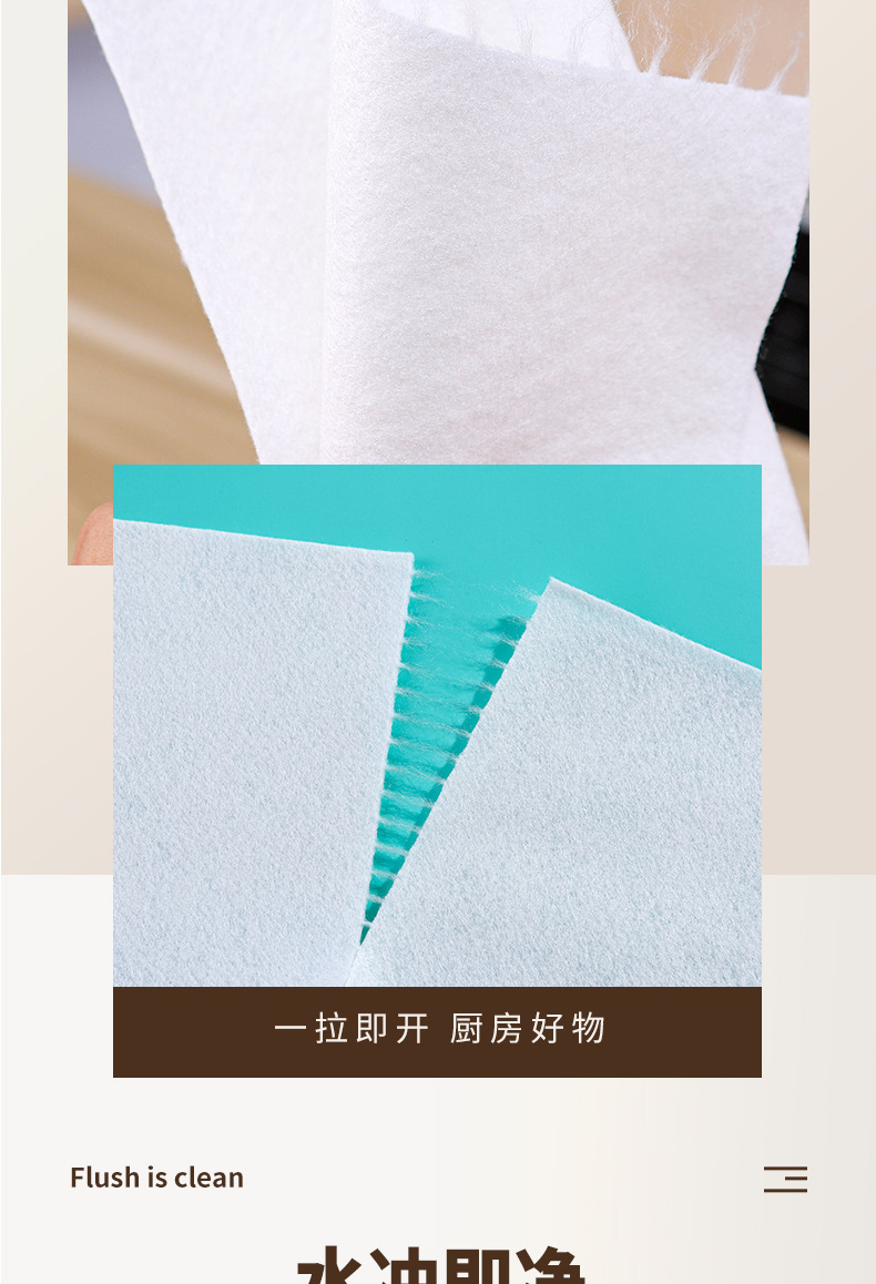 厨房干湿两用清洁布家用洗碗巾竹纤维周抛洗碗抹布懒人洗碗布百货详情8