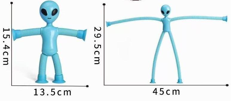 POP TUBE新品卡通外星人百变伸缩管玩具趣味新奇特益智解压拉伸管详情2