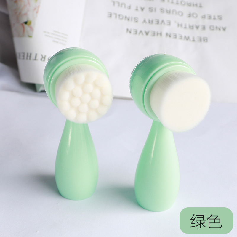 软毛洗脸刷面部清洁刷手动洁面刷硅胶洗脸刷 美容洁面仪 搓脸神器详情10