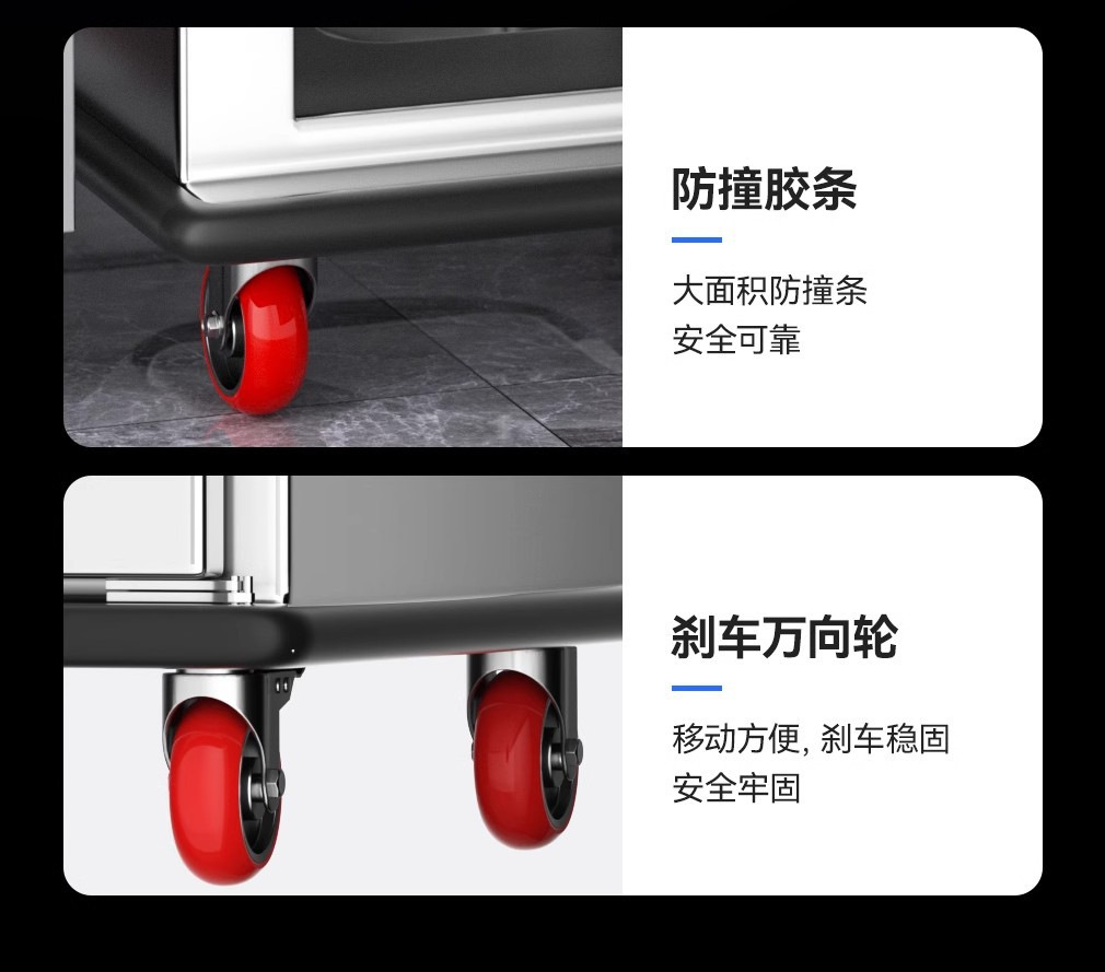 Factory direct sales of commercial banquet insulated food carts, large-capacity electric heating trolleys for large hotels, canteens and postpartum care centers pic 10