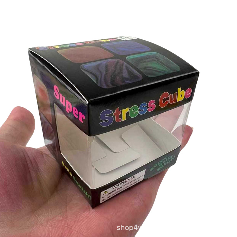 跨境Needoh同款流纹冰块捏捏乐解压玩具慢回弹方块麦芽糖捏捏工厂详情11