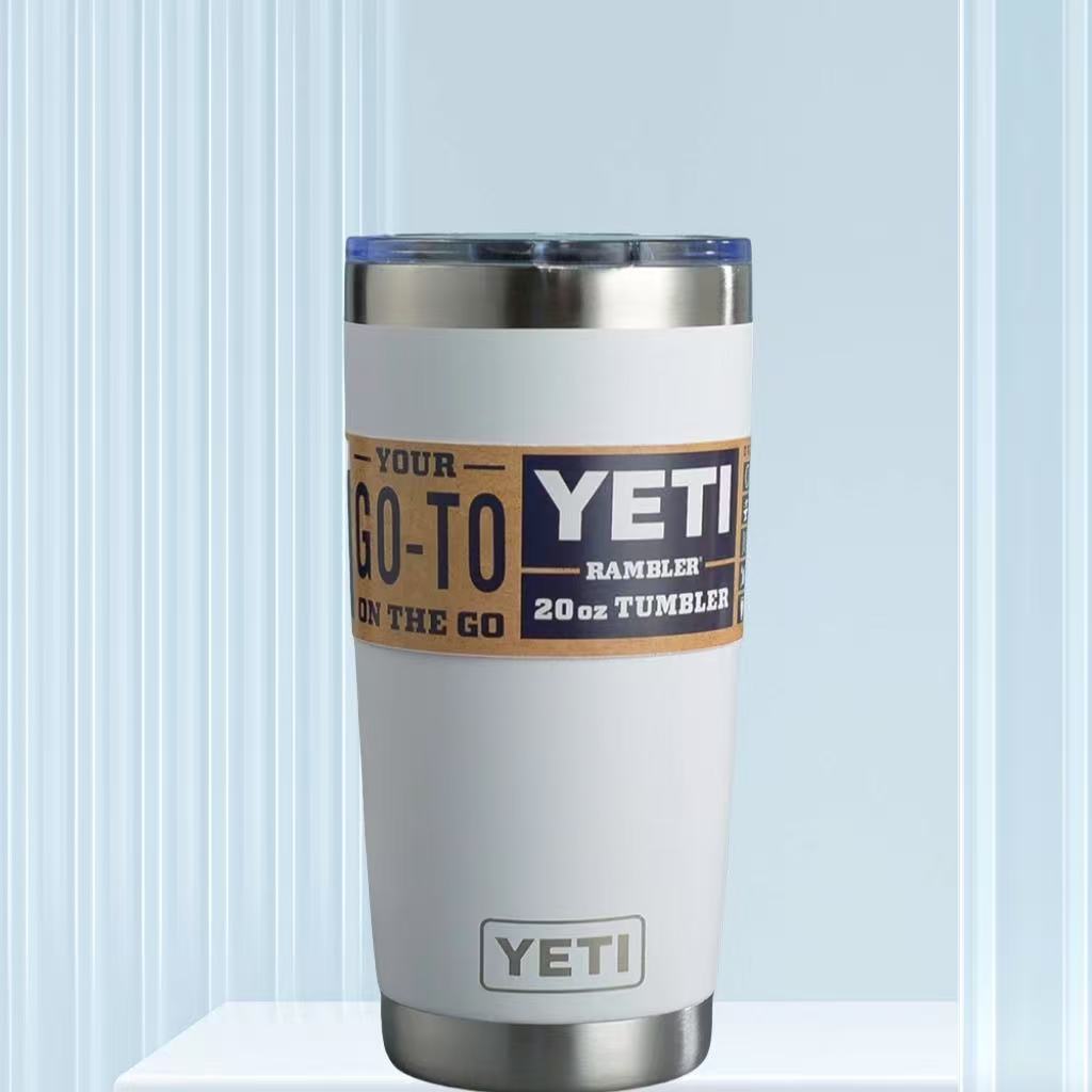 304 stainless steel insulated ice cup, 30oz large-capacity double-layer insulated cup, 20ozYETI car cup strap pic 14