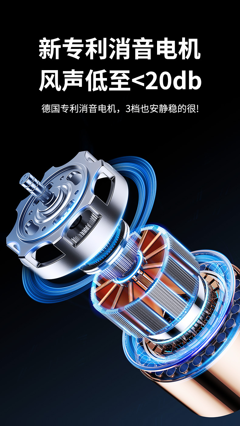 爆款新款无叶数显挂脖小风扇学生户外运动便携式电风扇超强续航详情9