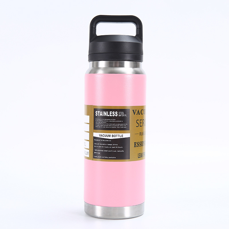 New large-capacity 304 stainless steel insulated cup for foreign trade, outdoor portable double-layer car cup, mountain climbing sports water bottle pic 21