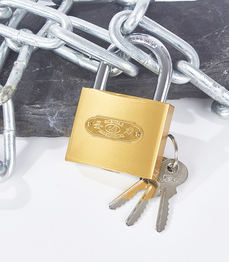 Shengli Factory wholesals copper-like padlock cores, which can be customized for export. Door locks, cabinet locks and anti-theft locks can be made through and open pic 15