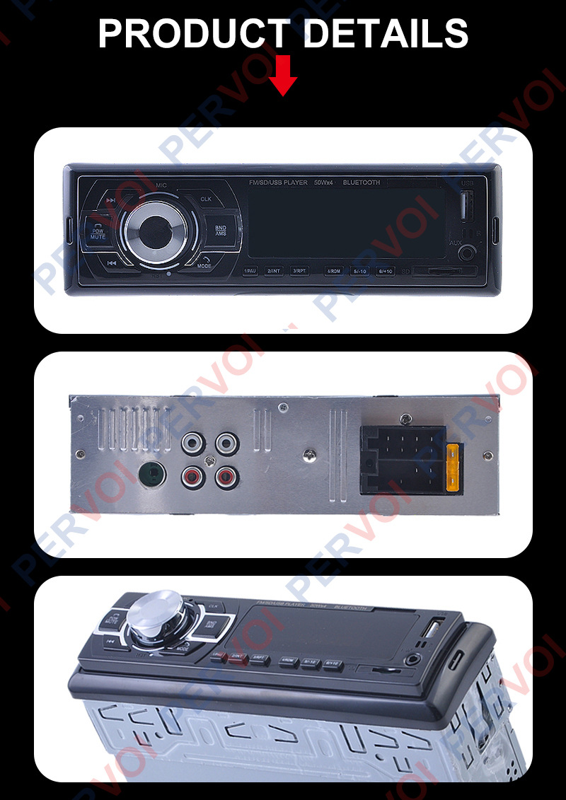 Новый red lights AUX MP3 с картами TF и 12V с bluetooth мощными картами pic 3