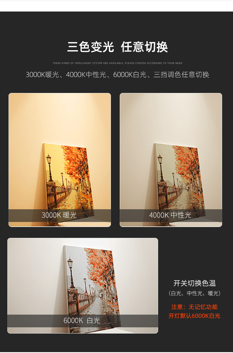 led筒灯嵌入式深杯防眩超薄涂鸦智能全光谱家用客厅高级感天花灯详情16