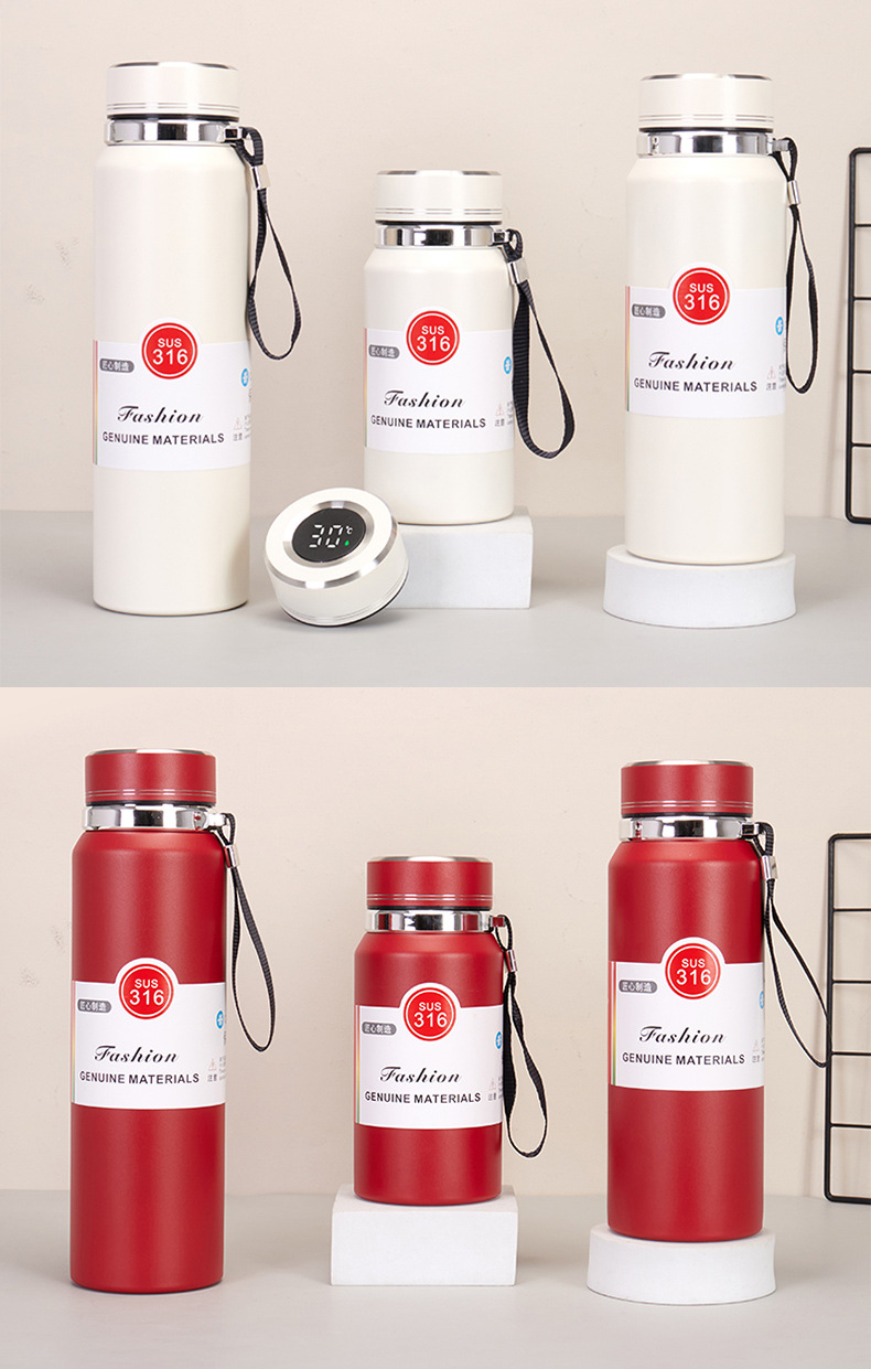 316不锈钢水杯提绳大容量旅行壶商务保温杯登山茶杯吊带壶批发详情14