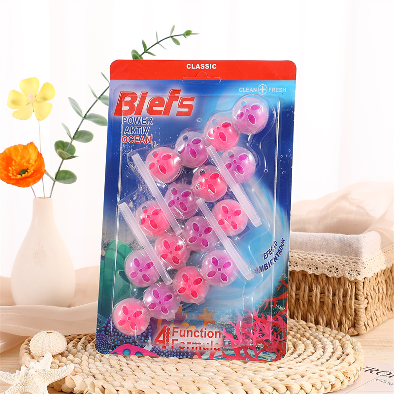 马桶清洁球马桶自动清洗剂卫生球柠檬亚马逊爆款厂家直销3挂详情24