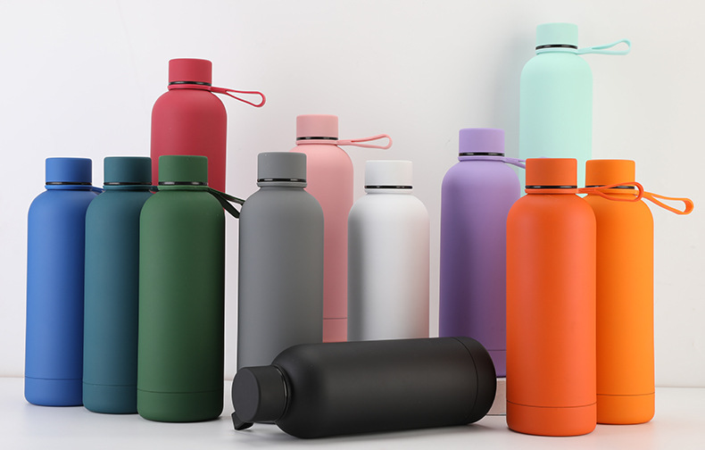 Cross-border 500ml stainless steel insulated cup, large-capacity female student small-mouthed sports water bottle, portable outdoor mountaineering kettle pic 11