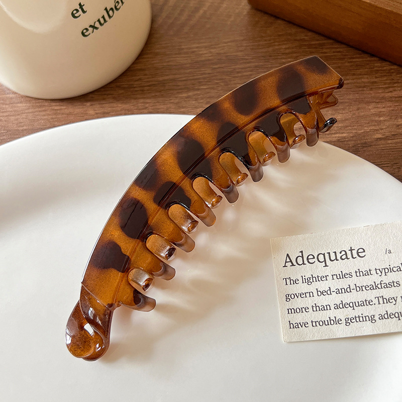 Lazy banana clipper, a powerful hair clip, a high ponytail fixing tool, a high-end hairpin at the back of the head, a vertical hair clip accessory for women pic 7