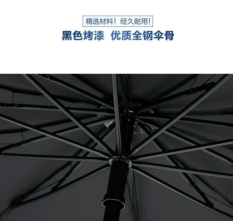 10防风超大雨伞加固加大晴雨男女折叠商务遮阳黑胶两用防晒太阳伞详情9