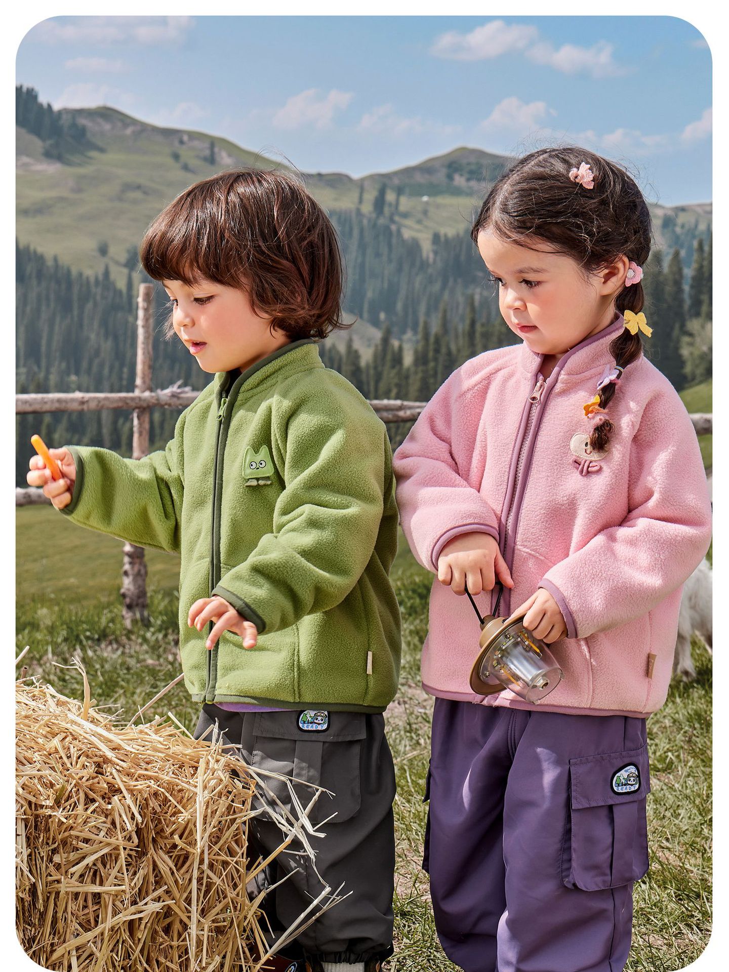 咔咔熊猫男童加绒外套婴儿冬装儿童冬季保暖上衣女童棉服宝宝童装详情9